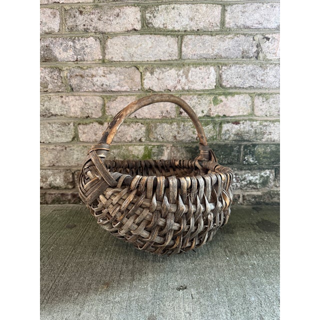 最も  Vintage, Antique Chairish | Handle With Basket Wicker Woven 洋書