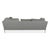 Fabric Corner Sofa in Grey from Rolf Benz For Sale - Image 9 of 12