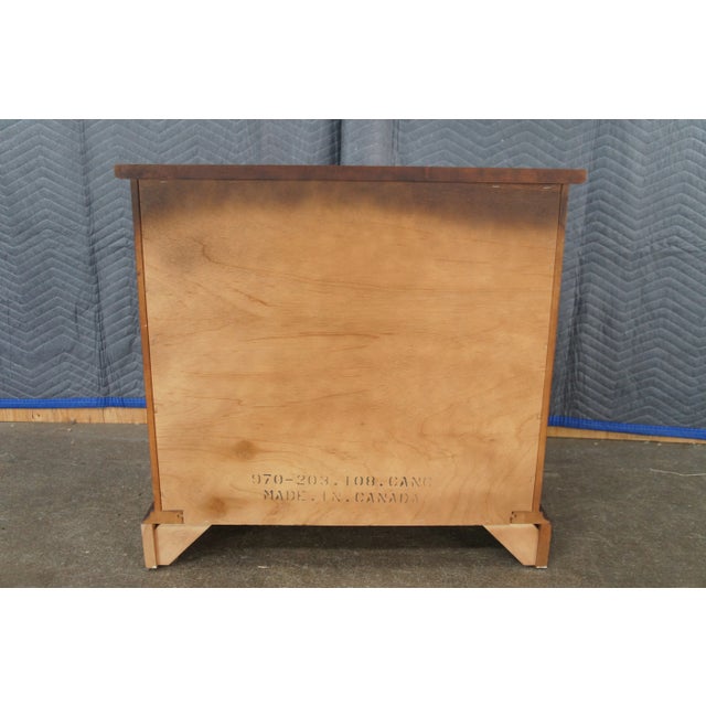 Vintage Durham Furniture Cherry Mission Craftsman Style Nightstand Side Table For Sale - Image 11 of 12