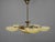 Art Nouveau Six-Light Brass Chandelier by Jencik, Czechoslovakia, 1920s For Sale - Image 10 of 17
