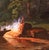 19th Century French River Landscape Oil on Canvas in Carved Gilt Frame, Signed For Sale In Dallas - Image 6 of 12