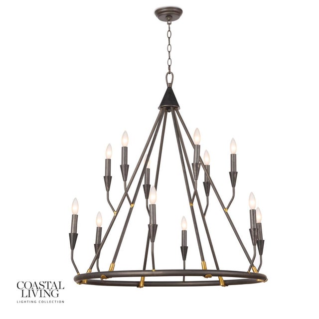 Metal Regina Andrew Sierra Chandelier For Sale - Image 7 of 7