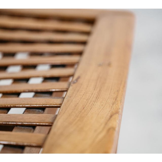 Wood Transenna Chair attributed to Titina Ammannati & Giampiero Vitelli for Pozzi & Verga, 1970s For Sale - Image 7 of 10