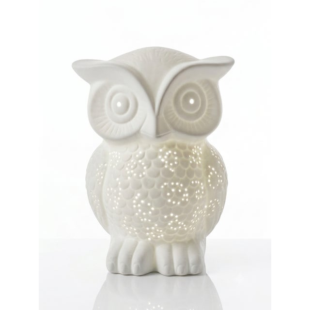 Owl-Shaped Table Lamp, 1970s For Sale - Image 6 of 6
