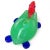 Late 20th Century Murano Gambaro Poggi Vintage Green Red Blue Italian Art Glass Sea Turtle Figurine Paperweight For Sale - Image 5 of 8