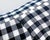 Florida Clearwater Vintage Blue Pennant on New Woven Plaid Throw Pillow For Sale - Image 4 of 4