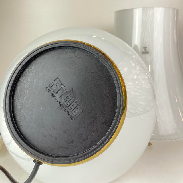 Vintage Murano Table Lamp by F. Fabbian, 1970 For Sale - Image 15 of 18