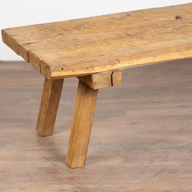Brown 20th Century Hungarian Rustic Coffee Table For Sale - Image 8 of 12