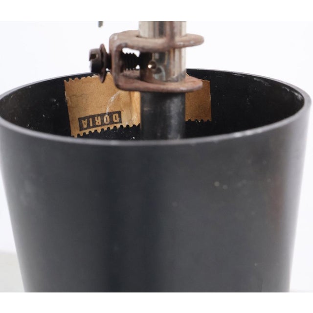 Doria Layered Pendant Lamp in Smoked Glass and Aluminium from Doria Leuchten, 1960s For Sale - Image 10 of 11