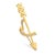 Contemporary Tiffany & Co. Paloma Picasso Diamond 18k Yellow Gold Heart Arrow Brooch For Sale - Image 3 of 6