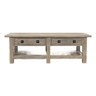Pottery Barn Benchwright Rectangular Coffee Table For Sale