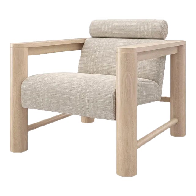 Natural Modern Armchair For Sale