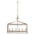 The Enlongated Box Hart Lantern in Old Gold finish with square candle covers in beeswax adds to Lowcountry flair with its...