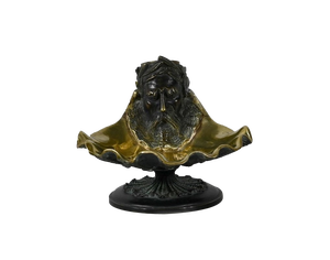 Inkwell in Double Patina Bronze, Late 19th Century