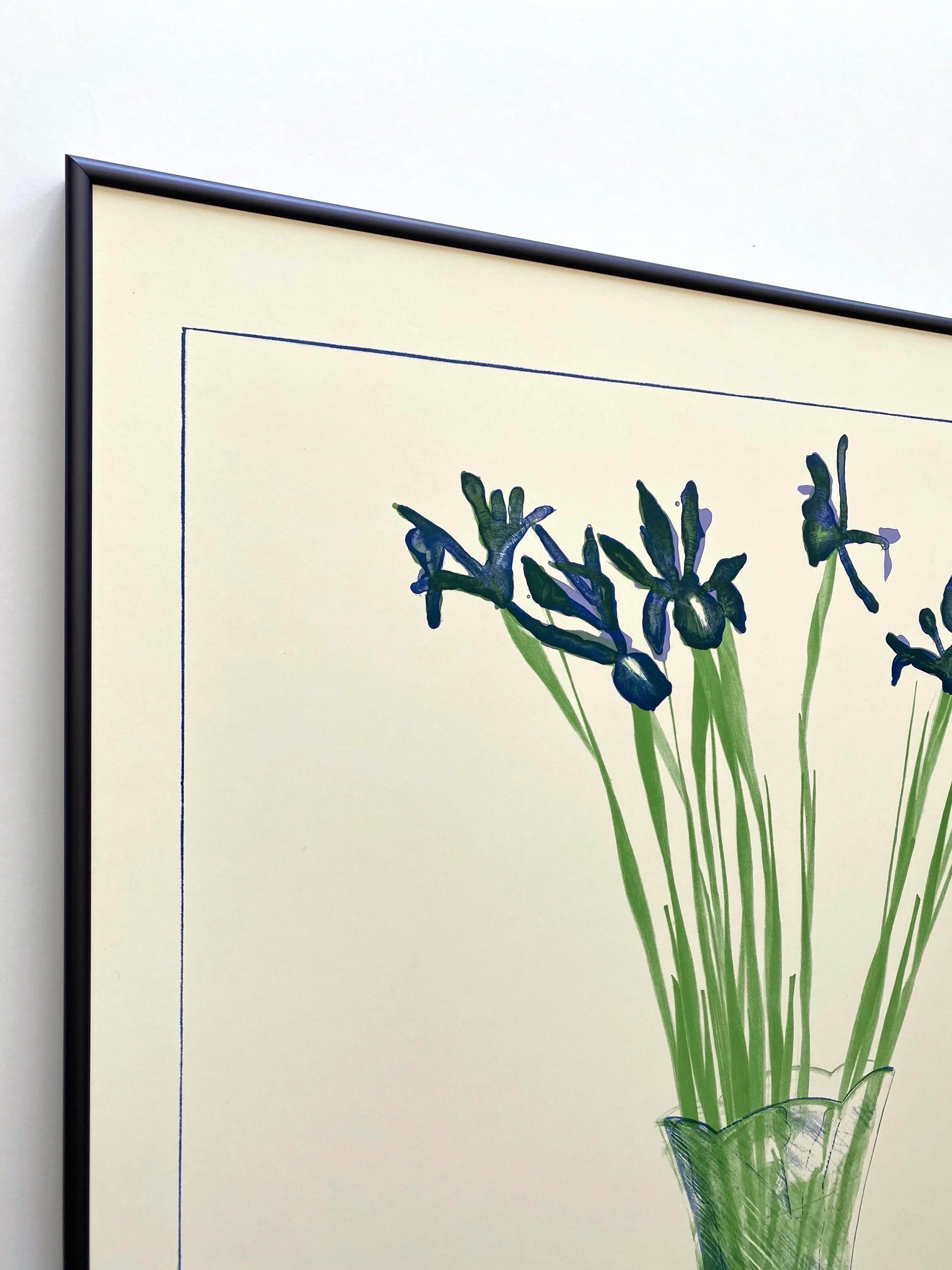 家具 David Hockney Vintage 1973 Lithograph Print 