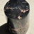 Small Side Table in Black Petrified Wood with Striates and Beige Lower Side For Sale - Image 6 of 18