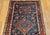 Vintage Persian Heriz Serapi Runner Rug, Hand-Knotted Wool, Geometric Medallion Pattern, Navy, 3x12 For Sale - Image 13 of 16