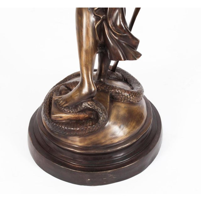 4ft Lady Justice Statue, 20th Century, Bronze For Sale - Image 12 of 18