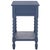 Cerulean Athena Bobbin Accent Table in Blue For Sale - Image 8 of 9