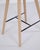 Mater Bar Stools in Oak and Natural Leather, Set of 2 For Sale - Image 6 of 9
