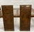 Vintage Burled Walnut & Glass Dining Table With Brass Legs and 2 Leaves For Sale - Image 4 of 6