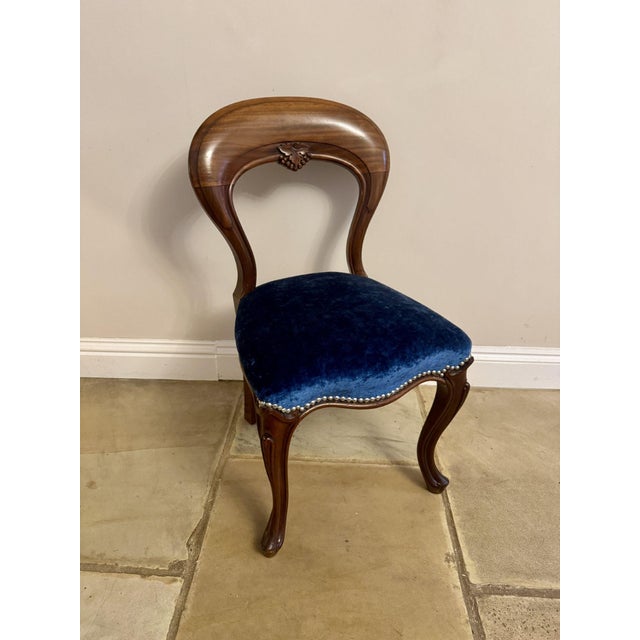 Antique Victorian Mahogany Dining Chairs, 1880, Set of 4 For Sale - Image 6 of 10