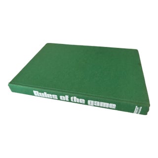 1970s "Rules of the Game" Illustrated Coffee Table Book For Sale