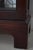 Jasper Chippendale Style Cherry Curio Display Cabinet For Sale - Image 9 of 12