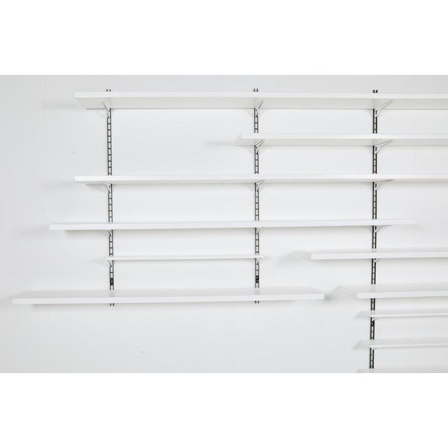 Modern Modular Wall Shelving System, Italy, 1960s For Sale - Image 4 of 9