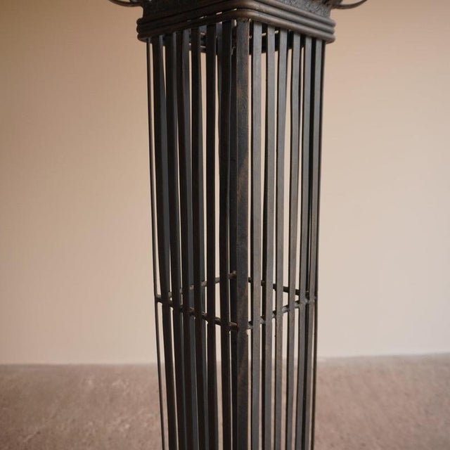 Vintage Scrolled Wood Pedestal For Sale - Image 6 of 12