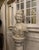 Mediterranean Carrara Marble Bust and Pedestal 6’ c.1900’s For Sale - Image 3 of 8