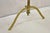 Vintage A. Ravenel Paris French Mid Century Modern Brass Magazine Rack Stand For Sale - Image 9 of 12