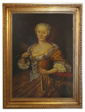 After E.Frattini, Portrait of a Lady, English School, 2005, Oil on Canvas, Framed