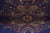 1970s Vintage Turkish Handmade Wool Cotton Blue Area Rug For Sale In San Francisco - Image 6 of 12