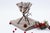 Hammered Silver Flower Vase For Sale - Image 4 of 4