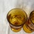 Indiana Glass Company 1960s Indiana Glass Amber Footed Goblet - King’s Crown - Set of 4 For Sale - Image 4 of 4