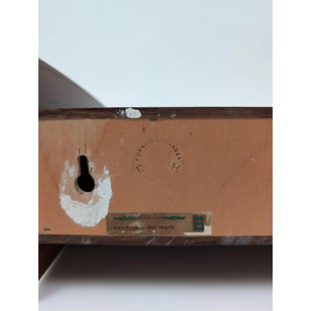 Wood Danish Rosewood Floating Nightstands by Melvin Mikkelsen for Melvin Mikkelsen, 1960s, Set of 2 For Sale - Image 7 of 7