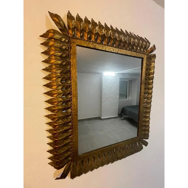 Italian Sun Mirror, 1950s For Sale - Image 10 of 10