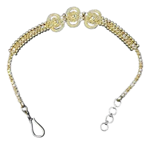 Hand Made 22 Karat Yellow Gold Solid Bracelet, 8.6 Gm, 7 Inch