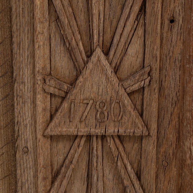 1780s French Hand-carved Oak Balustrade For Sale - Image 13 of 18