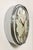 1960s Vintage Industrial Silver Wall Clock from TN, 1960s For Sale - Image 5 of 18