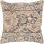 Shabby Chic 1960s Persian Tabriz Pillow For Sale - Image 3 of 3