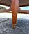 Brown Refinished Mid Century Round Parquetry Coffee Table For Sale - Image 8 of 8