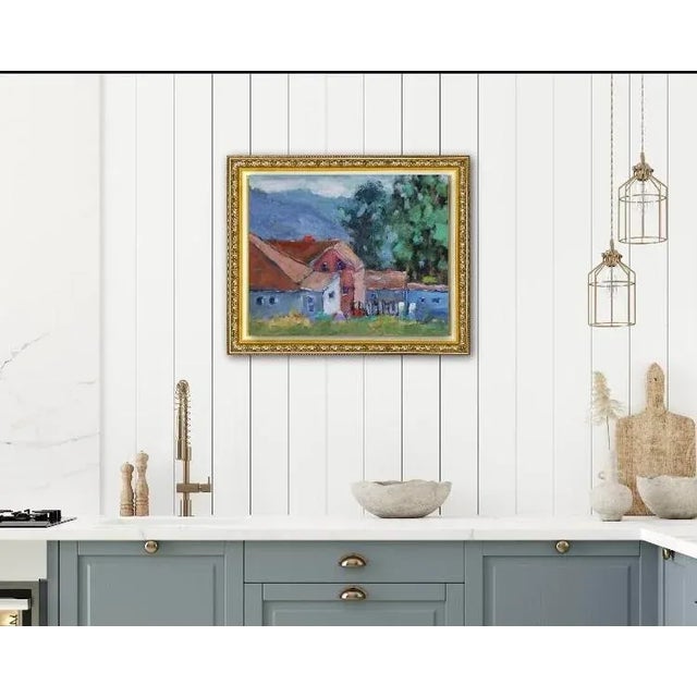 Quiet Places & Coastal Views — Fort Bragg Landscape Original oil painting by L. Haas, 11 x 14 in unframed gesso‑primed...