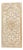 Vintage Carved Jali Barn Door | Whitewashed Patina Room Divider 80x36 For Sale