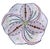 Hand-Painted South African Art Pottery Botanical Pinwheel Plates - Set of 6 For Sale - Image 4 of 12