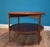 A beautiful teak side table. Tray table from the 1960s. Made in Sweden. Solid teak frame with removable serving tray....