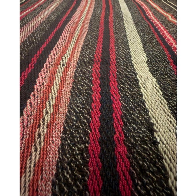 Antique Late 19th Century Azerbaijan Shadda Textile Wall Hanging For Sale In Rochester - Image 6 of 8