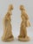 Stone Vintage A. Santini Sculpture Colonial Victorian Man Woman Couple Signed Italy For Sale - Image 7 of 13