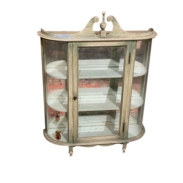 Antique Wall Shelf With Mirror Back Chairish